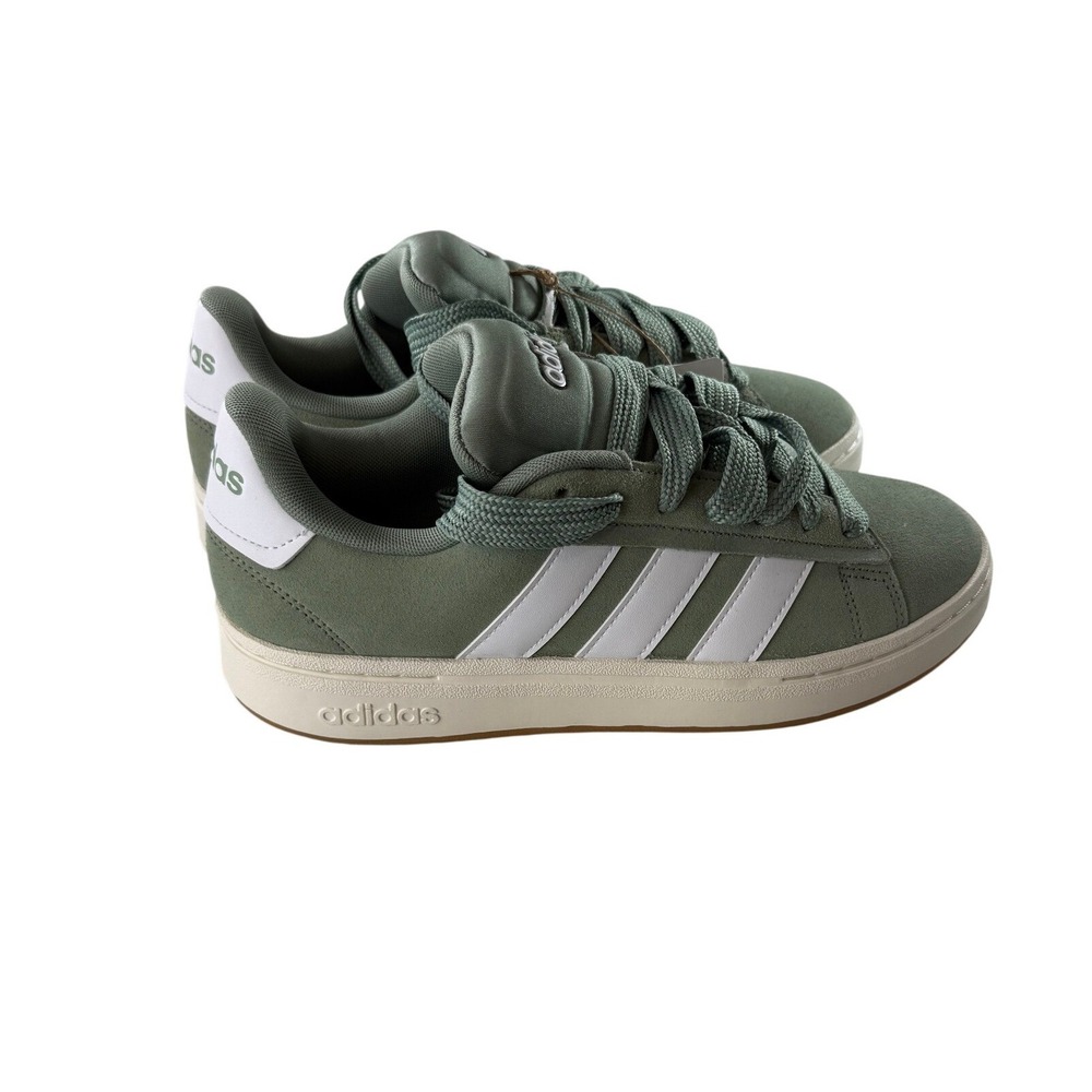 Adidas Grand Court Alpha 00s Cloudfoam Womens Matcha Suede Sneakers Size 8.5 NIB